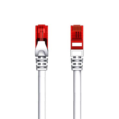 Welly Enjoy it - Cavo di Rete Patch Cat.6 U/UTP Ethernet Gigabit LAN RJ45, Lunghezza 20.0 m, PVC, CU, AWG 26/7, Grigio
