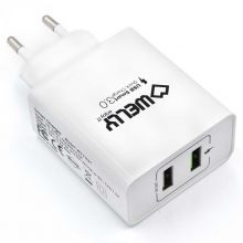 Dual Port Wall Charger with Quick Charge 3.0 Dual Port Wall Charger with Quick Charge 3.0