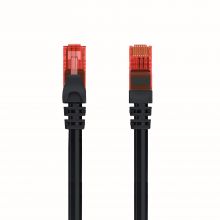Welly Enjoy it -Cavo di Rete Patch Cat.6 U/UTP Ethernet Gigabit LAN RJ45, Lunghezza 3.0 m, PVC, CU, AWG 26/7, Nero