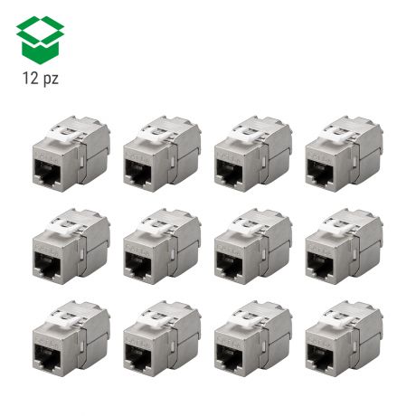 12pz - Modulo Keystone CAT 6A 12pz - Modulo Keystone CAT 6A