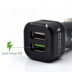 Dual Port Car Charger with Quick Charge 3.0