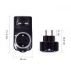 Wall adapter 1 outlet Schuko Wall adapter 1 outlet Schuko
