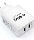 Dual Port Wall Charger with Quick Charge 3.0